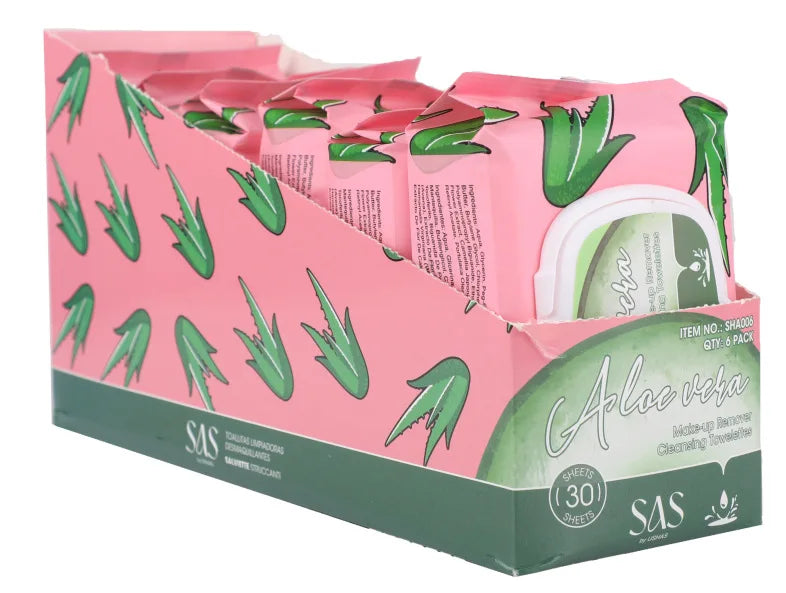 USHAS Makeup Remover Wipes Disposable Deep Cleansing Gentle Non-Irritating  For All Skin Types