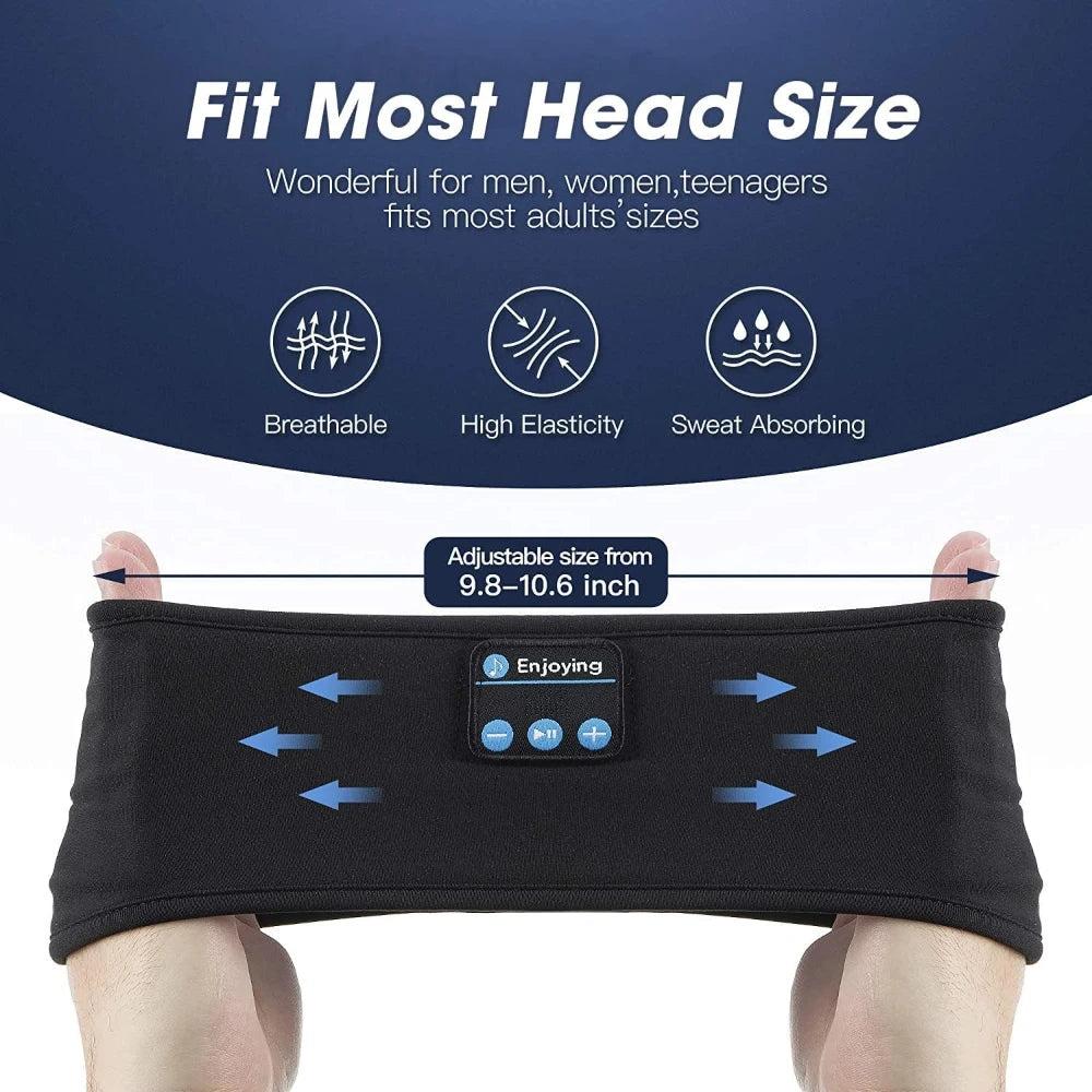Sleep Headphones Wireless, Bluetooth Sports Headband Headphones with Ultra-Thin HD Stereo Speakers, Perfect for Sleeping,Workout