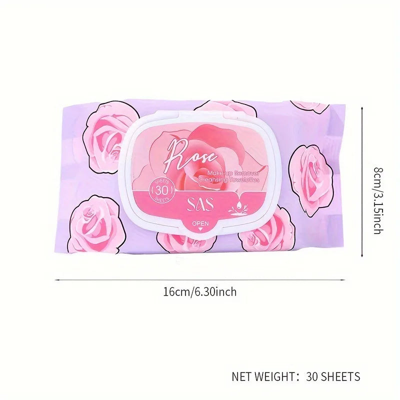 USHAS Makeup Remover Wipes Disposable Deep Cleansing Gentle Non-Irritating  For All Skin Types