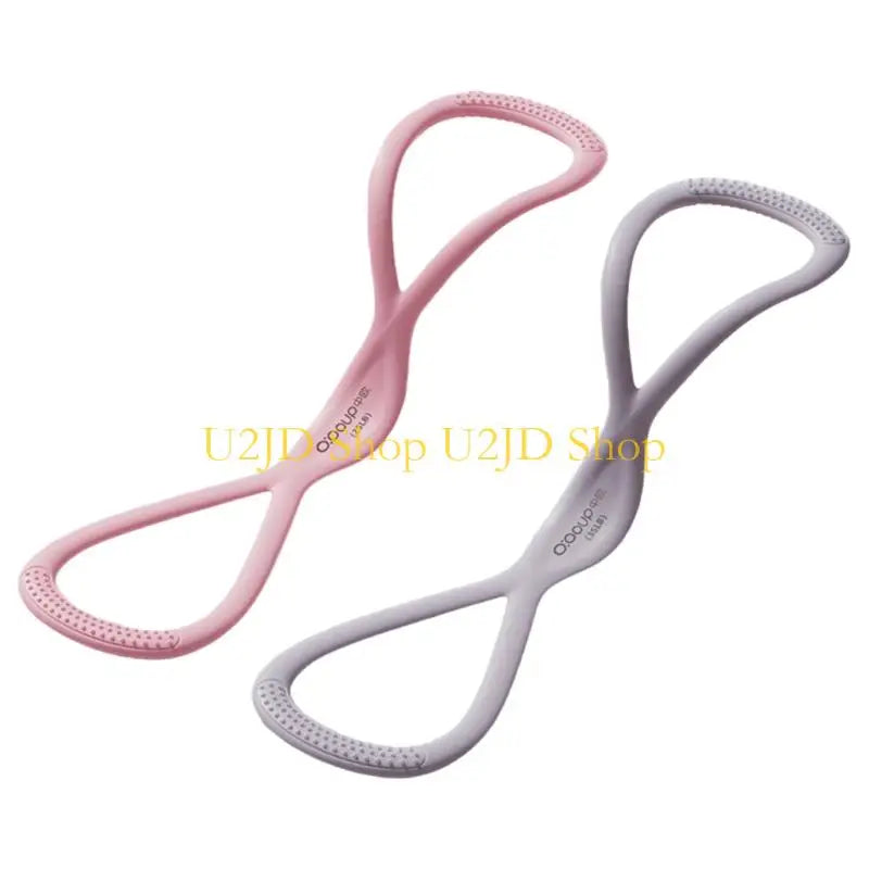 U2JD Premium Silicone Fitness Rope Fitness Resistance Bands Ergonomic Design For Strength Training Flexibility Enhancement