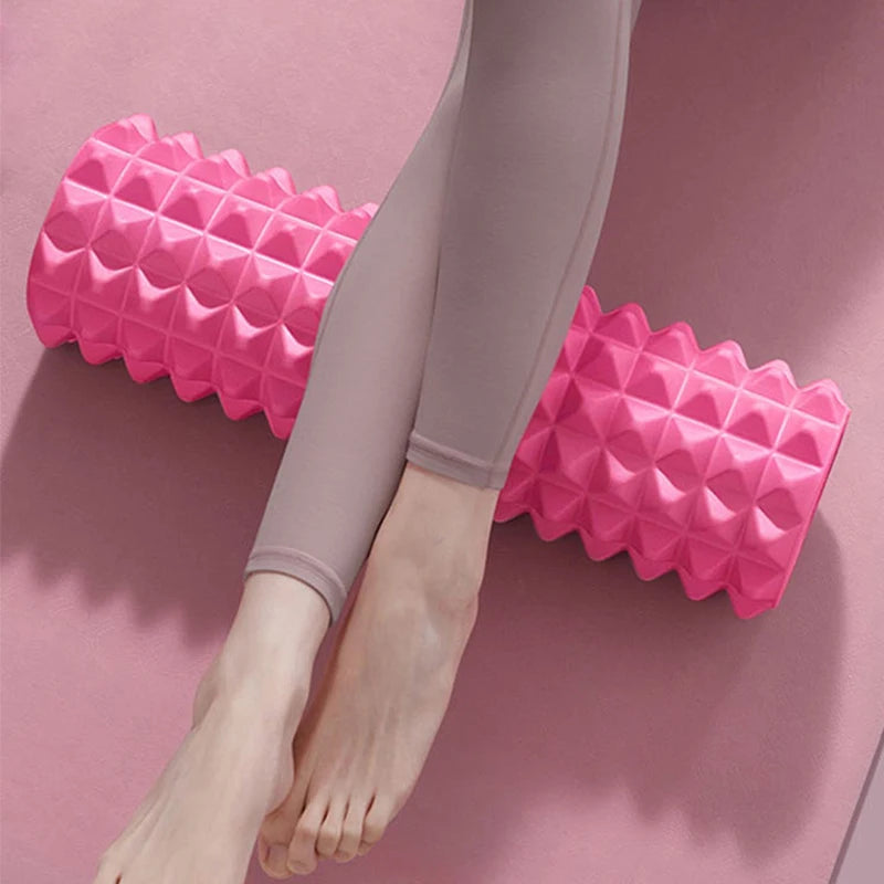 44*12cm EVA foam stick, yoga column, hollow mace, fitness yoga foam roller, yoga massage stick, back leg muscle relaxation