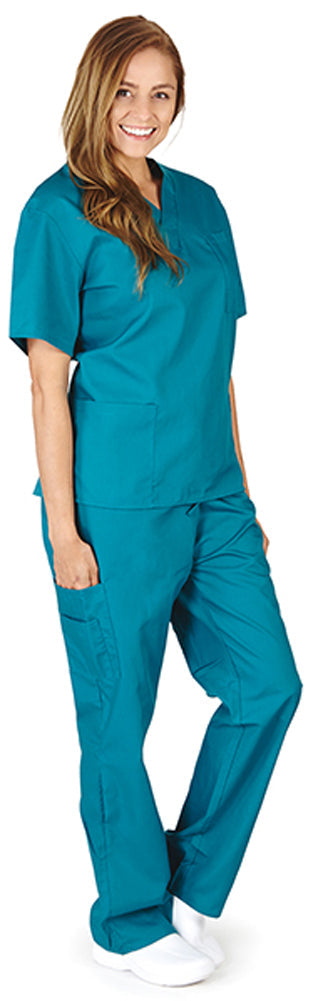Natural Workwear Uniform - Unisex - Premium Medical Nurse Scrubs Set