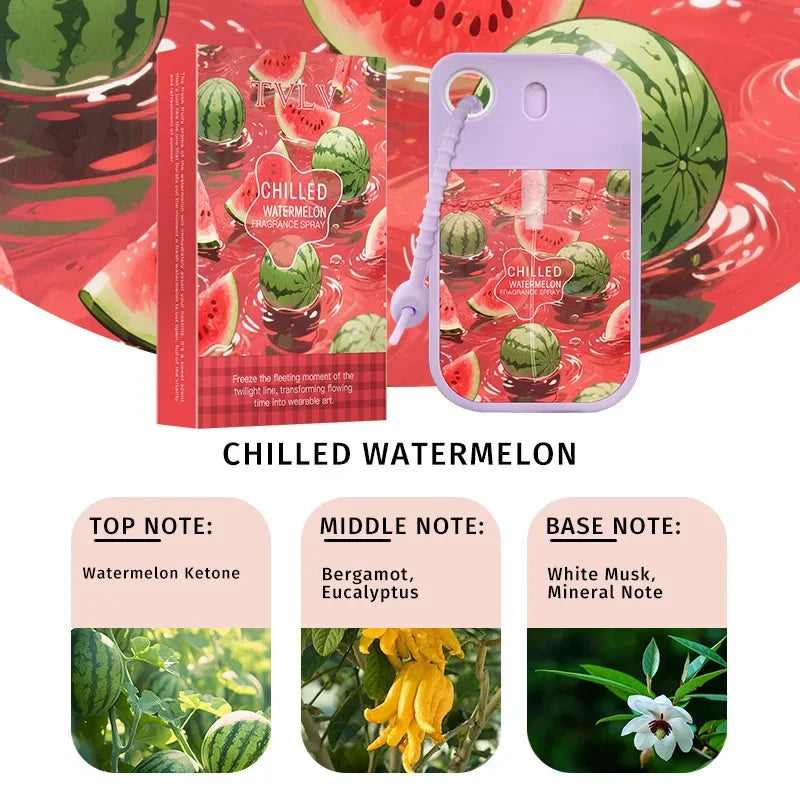 Fresh Air Eau De Toilette 48ml Fruity Perfume Spray Watermelon/strawberry/orange/coffee Fragrance Spray High-quality Women Gifts