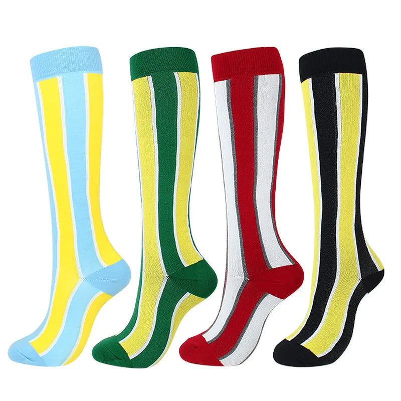 Brothock medical compression stockings pressure sports socks cotton wave point thick composition sports breathable elastic socks