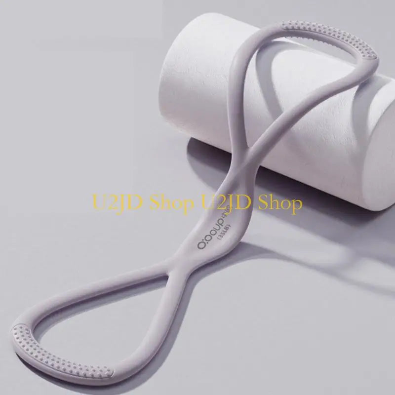 U2JD Premium Silicone Fitness Rope Fitness Resistance Bands Ergonomic Design For Strength Training Flexibility Enhancement