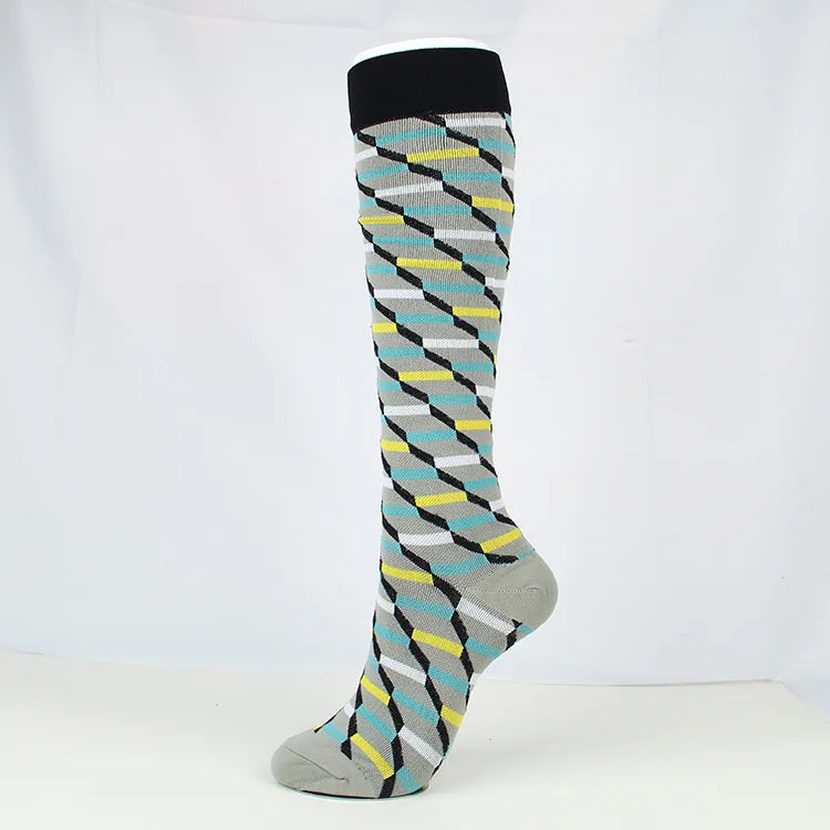 Brothock medical compression stockings pressure sports socks cotton wave point thick composition sports breathable elastic socks