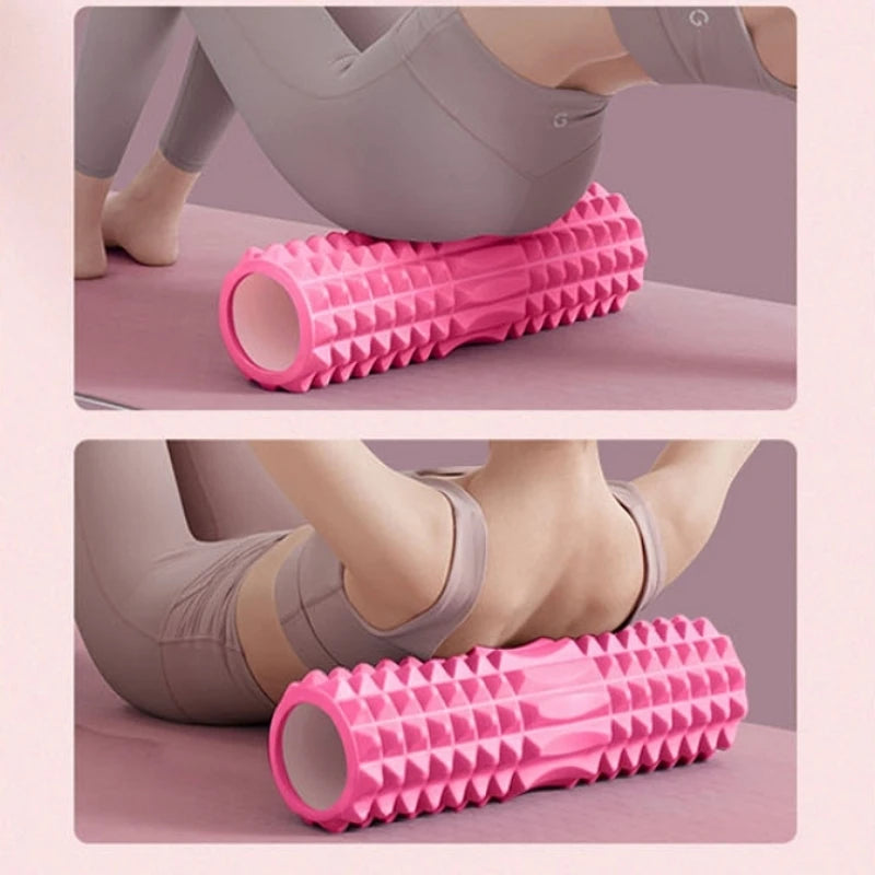 44*12cm EVA foam stick, yoga column, hollow mace, fitness yoga foam roller, yoga massage stick, back leg muscle relaxation