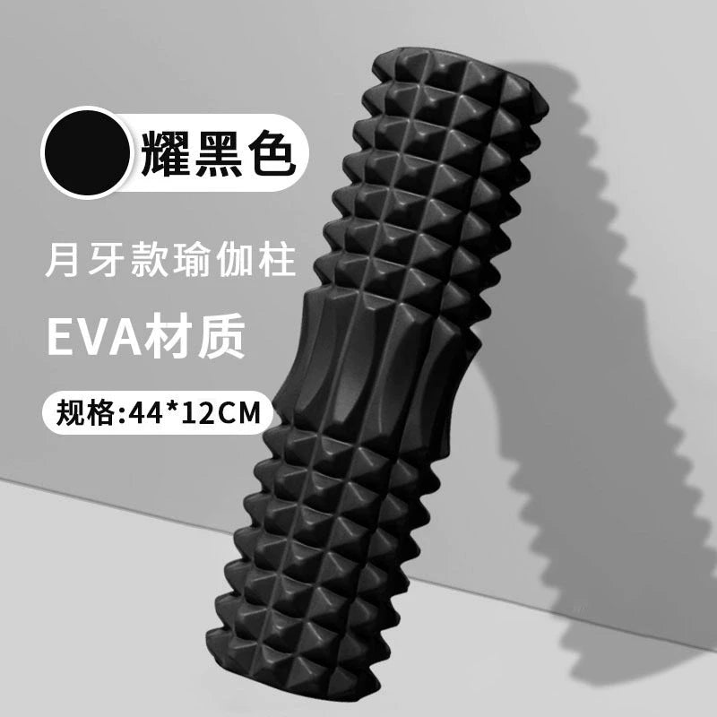 44*12cm EVA foam stick, yoga column, hollow mace, fitness yoga foam roller, yoga massage stick, back leg muscle relaxation