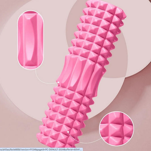 44*12cm EVA foam stick, yoga column, hollow mace, fitness yoga foam roller, yoga massage stick, back leg muscle relaxation