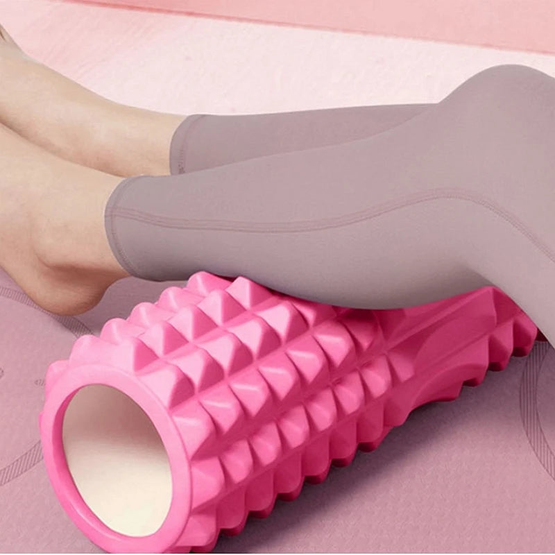 44*12cm EVA foam stick, yoga column, hollow mace, fitness yoga foam roller, yoga massage stick, back leg muscle relaxation
