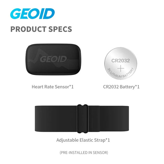 GEOID HS500 Heart Rate Strap Sensor Cycling Computer Heart Rate Monitor Waterproof Bluetooth ANT+ For Wahoo Garmin
