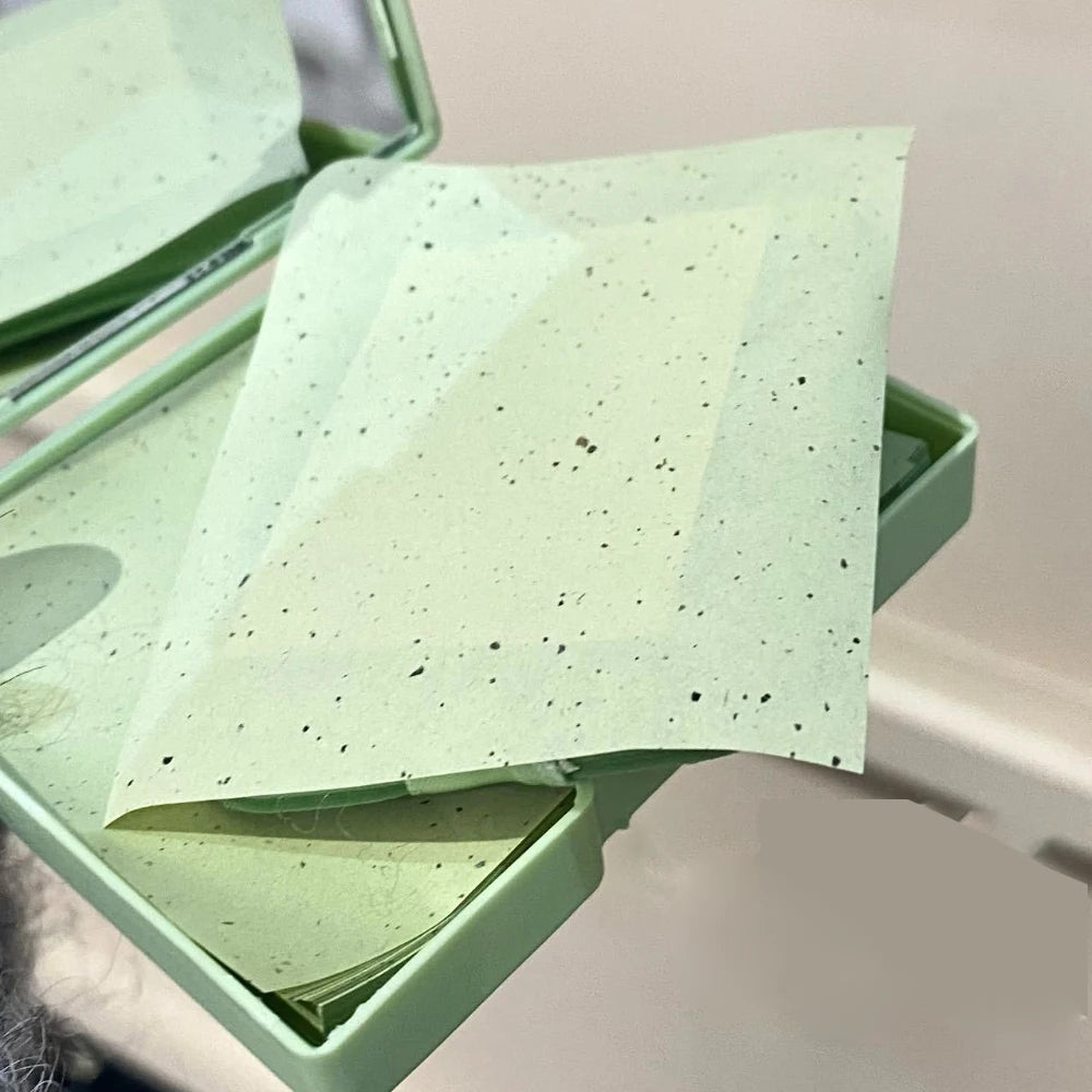 Summer Face Oil Blotting Paper Portable Matting Face Wipes Long-lasting Control Oil Papers Face Cleaning Makeup Tools