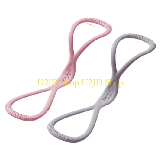 U2JD Premium Silicone Fitness Rope Fitness Resistance Bands Ergonomic Design For Strength Training Flexibility Enhancement