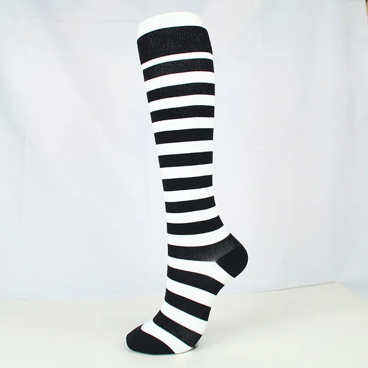 Brothock medical compression stockings pressure sports socks cotton wave point thick composition sports breathable elastic socks