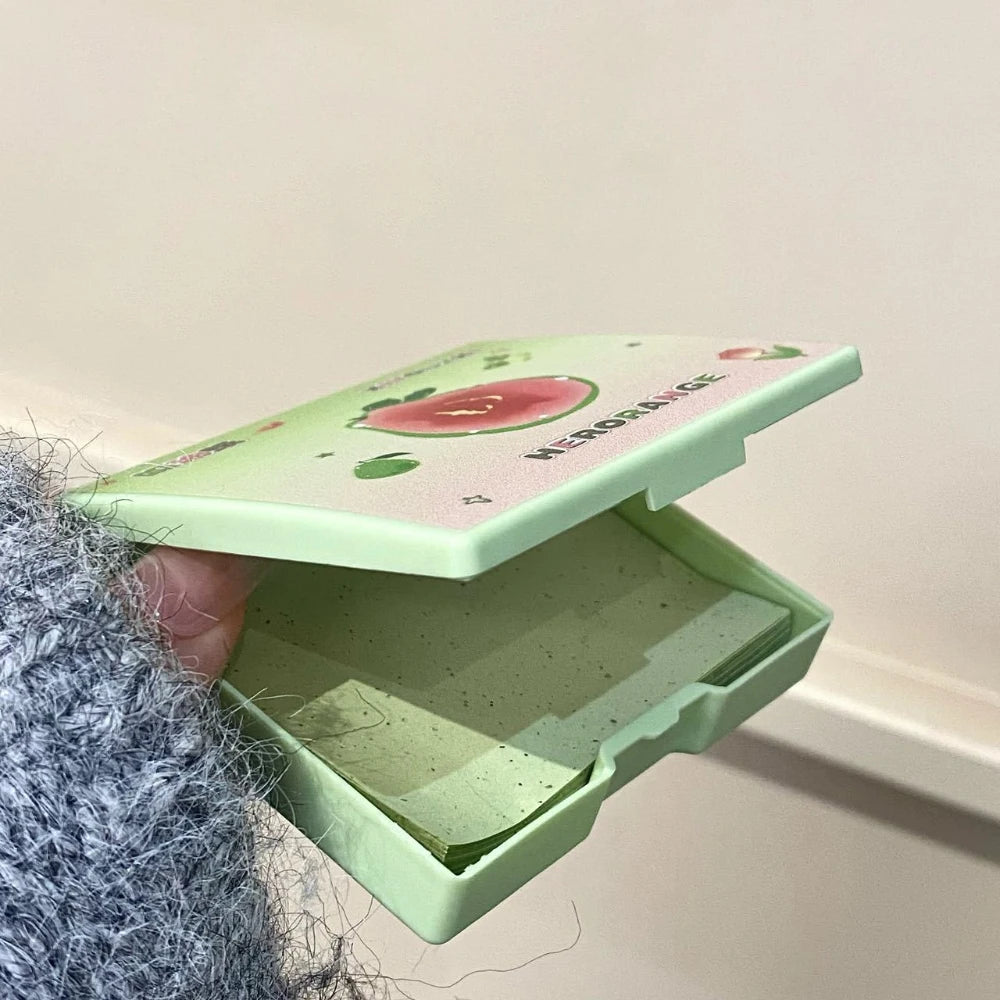 Summer Face Oil Blotting Paper Portable Matting Face Wipes Long-lasting Control Oil Papers Face Cleaning Makeup Tools
