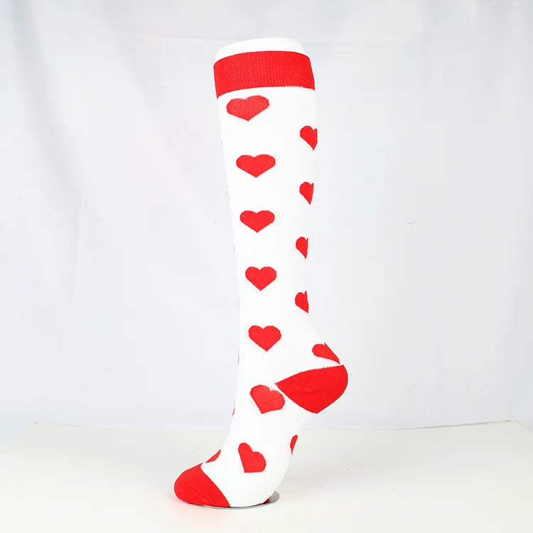 Brothock medical compression stockings pressure sports socks cotton wave point thick composition sports breathable elastic socks