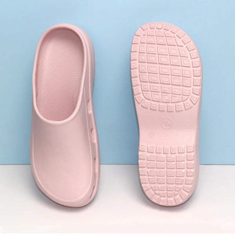 Hot Sale Clinic Surgery Shoes Light Weight Dental Clinic Clogs Anti Slip Nurse Slippers Cheap Back Strap Medical Clogs 5X03-08