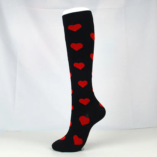 Brothock medical compression stockings pressure sports socks cotton wave point thick composition sports breathable elastic socks