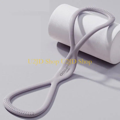 U2JD Premium Silicone Fitness Rope Fitness Resistance Bands Ergonomic Design For Strength Training Flexibility Enhancement