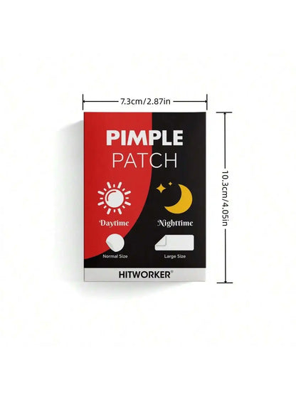 78 pieces/set, 2 kinds of hydrogel defect concealing stickers - waterproof, daytime and night use, portable and easy to use