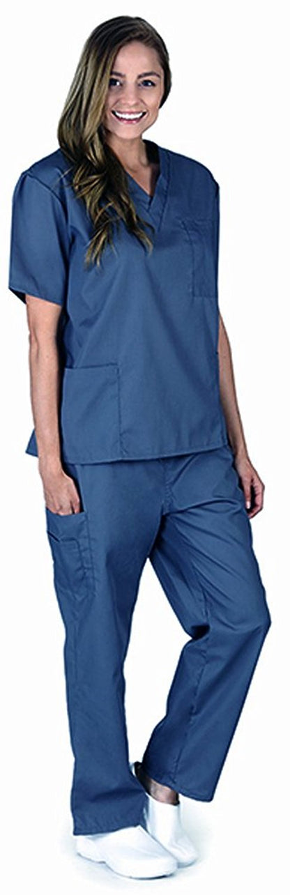 Natural Workwear Uniform - Unisex - Premium Medical Nurse Scrubs Set
