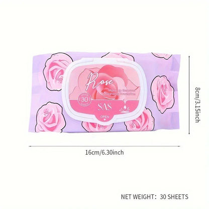 USHAS Makeup Remover Wipes Disposable Deep Cleansing Gentle Non-Irritating  For All Skin Types
