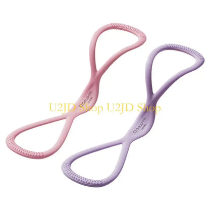 U2JD Premium Silicone Fitness Rope Fitness Resistance Bands Ergonomic Design For Strength Training Flexibility Enhancement