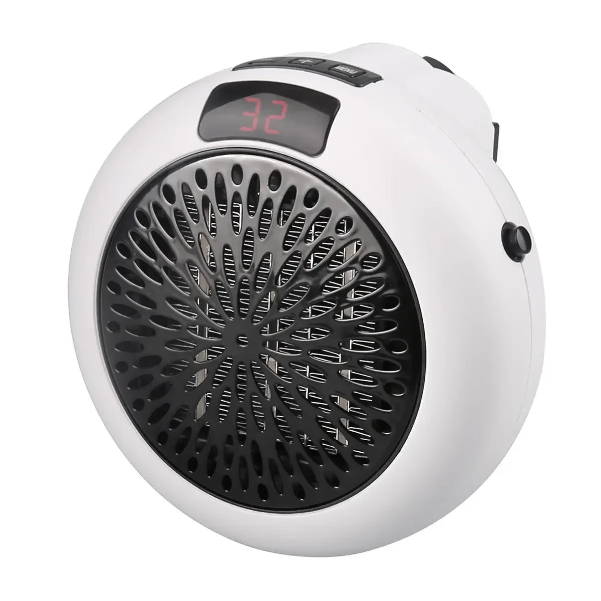 Mini Electric Heater Portable Hot Air Fan Household Desktop Heater Wall Mounted Round Home Appliances Safety Winter Heater