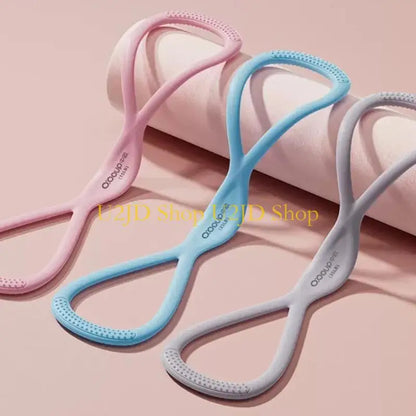 U2JD Premium Silicone Fitness Rope Fitness Resistance Bands Ergonomic Design For Strength Training Flexibility Enhancement
