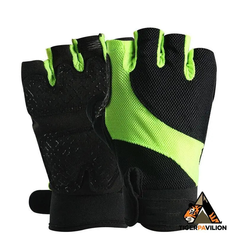 Fitness gloves, half finger, men's and women's anti slip and wear-resistant sports gloves