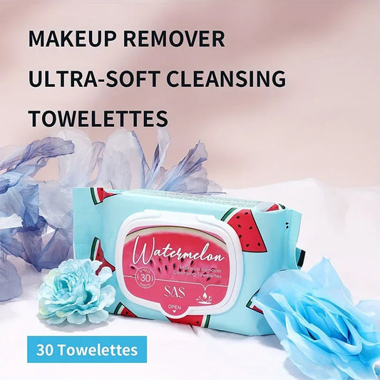 USHAS Makeup Remover Wipes Disposable Deep Cleansing Gentle Non-Irritating  For All Skin Types